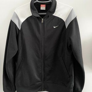 Black & White medium Nike zip up sweater